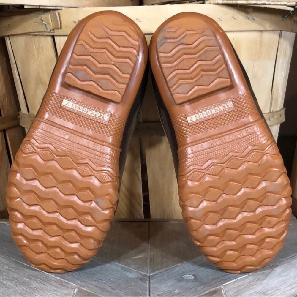 LaCrosse 5 Eye Pac 7” Brown Leather 200G Waterproof Duck Boots Womens Size 7 - Picture 9 of 10